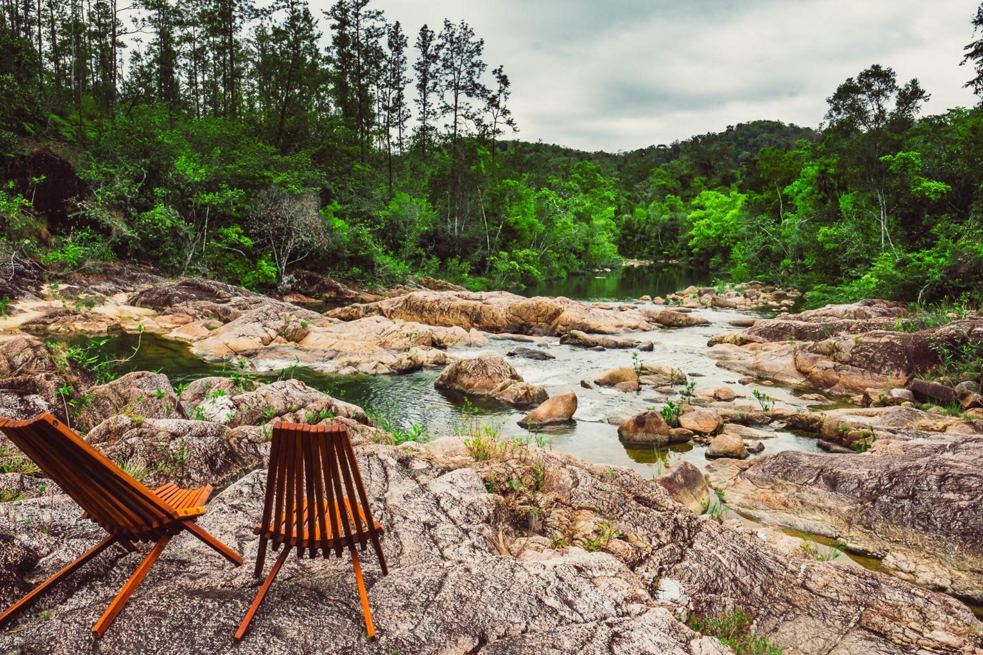 Gaia Riverlodge Unitedville Eksteriør bilde